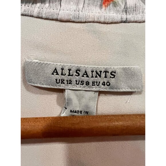 ALLSAINTS Ari Kora Mini Dress Size US 8 - Picture 8 of 14